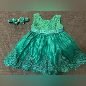 Baby Princess Embroidery Dress Size 12 Months